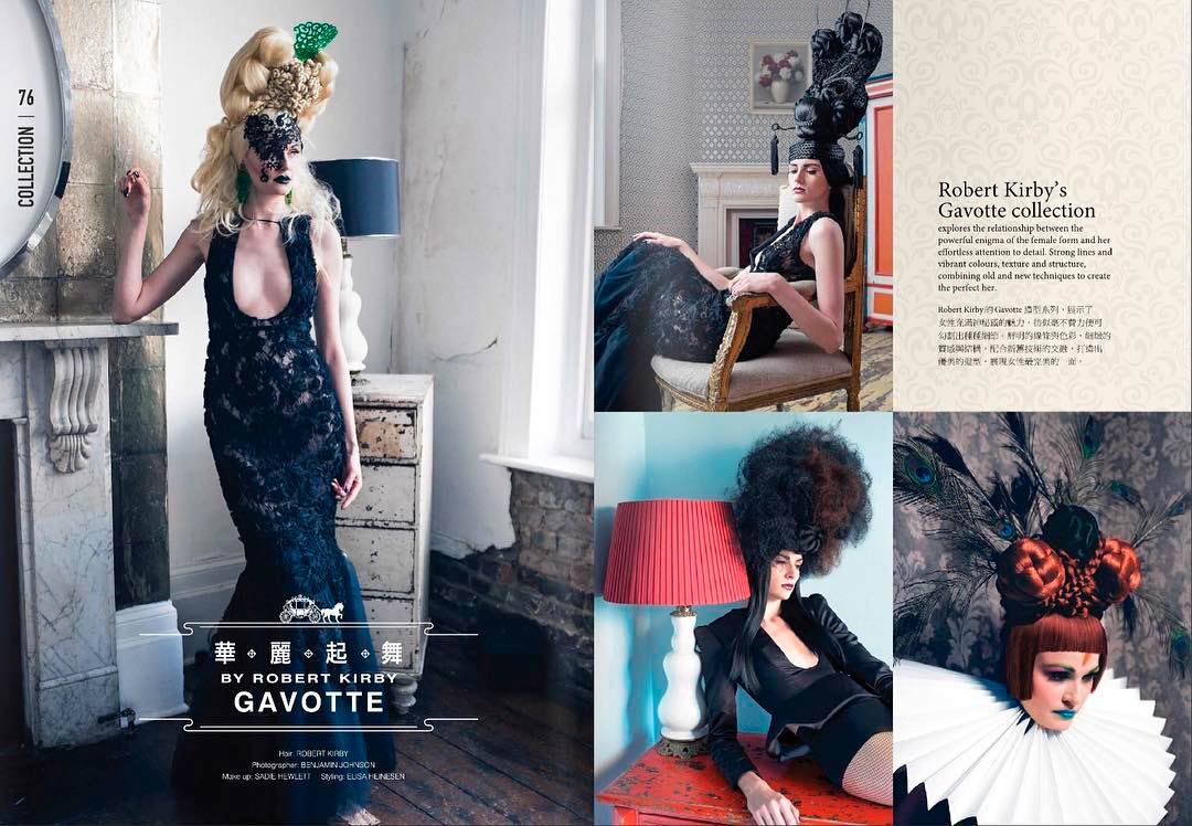 revista de tendencias high fashion model Yana Kozyr in Hong Kong magazine