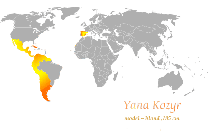 el mapa de los paises donde hablan español