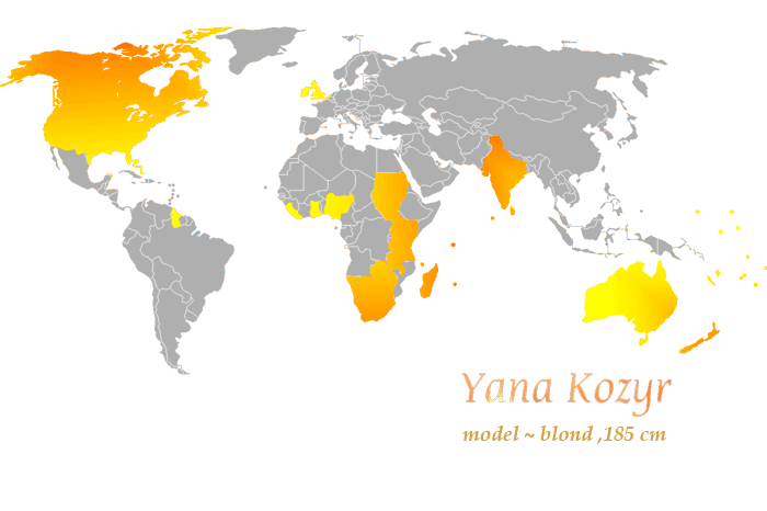 el mapa de los paises donde hablan inglés